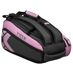 Bolsa de raquete de padel NOX Street Series ThermoTech para homens cinza/rosa