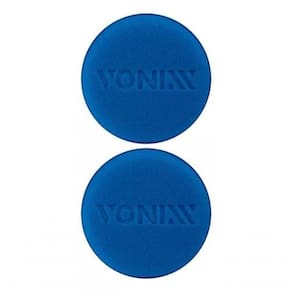 Kit 2 Aplicador Espuma Cera Plastico Polidor Vonixx