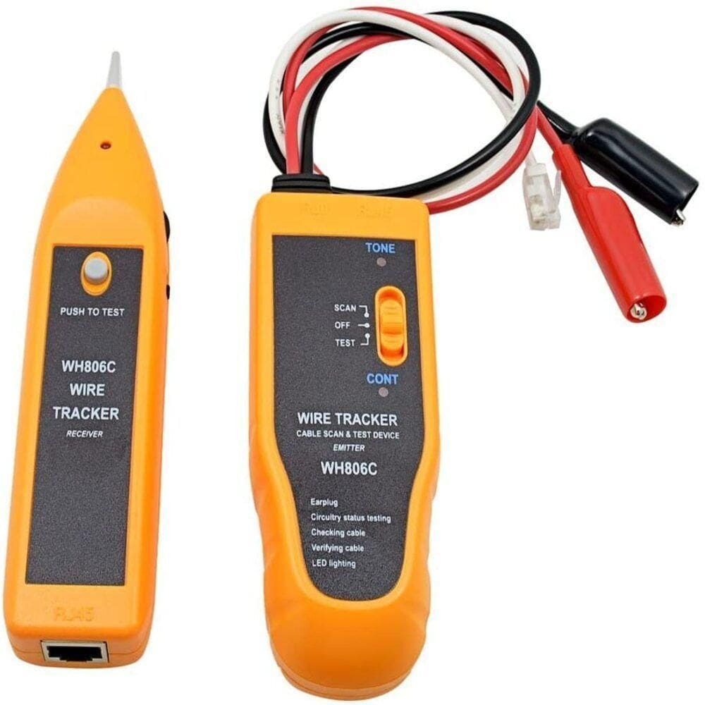 Kit Localizador Rastreador Identificador De Cabos Zumbidor Telefonia E Rede Completo Com Estojo