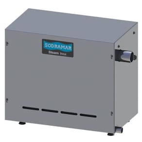 Sauna à Vapor Para Banheiro Steam Inox 9kw Bifásica 220/380v Até 10m³ - Sodramar
