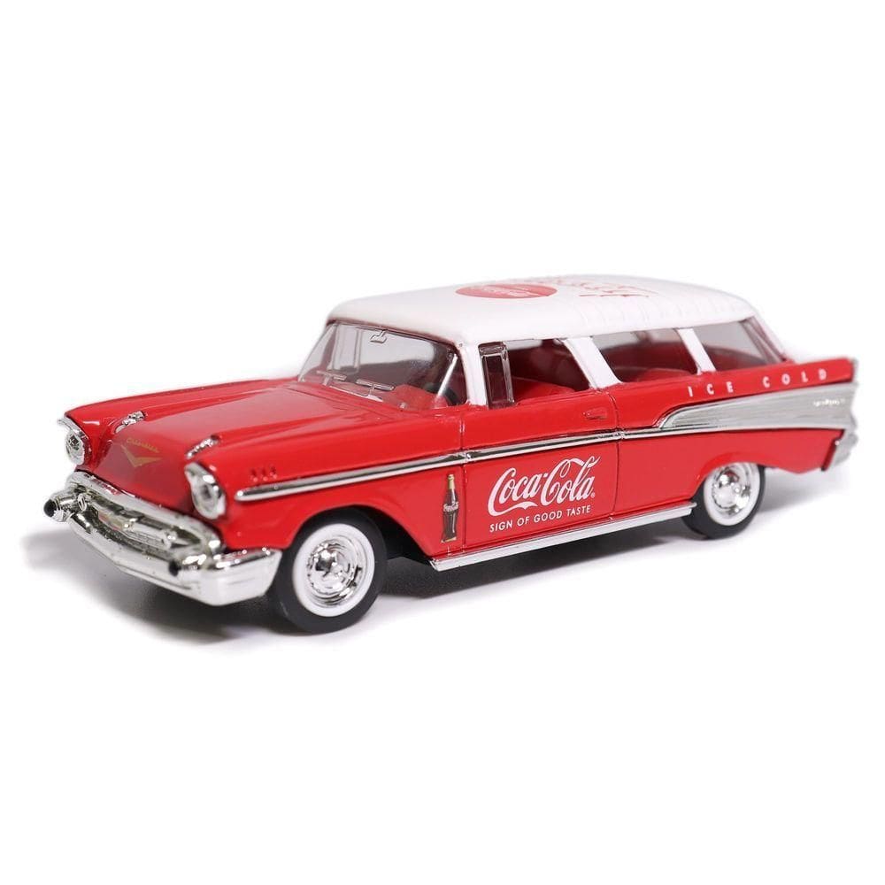Motor City Classics 1:43 Coca-cola 1957 Chevy Nomad Diecast Vermelho