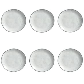 Conjunto de Pratos de Sobremesa 06 Peças Orgânico Echo Porto Brasil