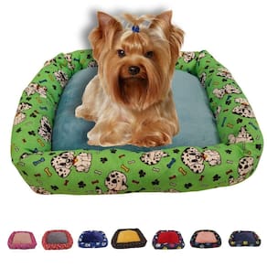 Caminha Cama Pet Bigatinha Quadrada 40x40 Azul