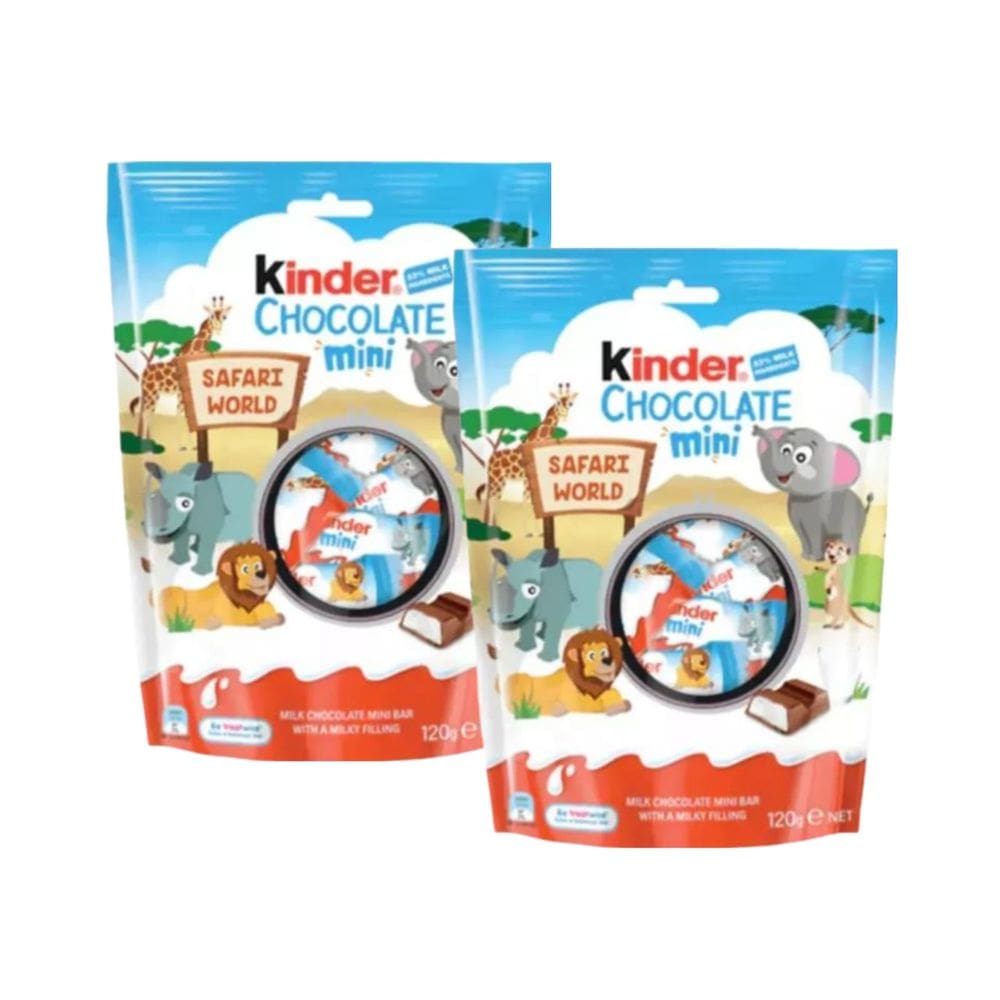 Chocolate Kinder Schokolade Mini Importado 120g - 2 unidades
