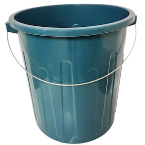 Balde Com Alça De Ferro 30 Litros Multiuso Azul Arqplast