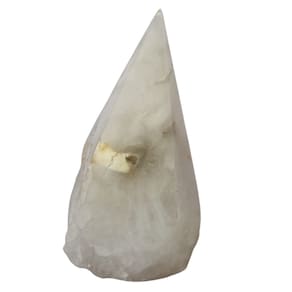 Pedra Natural Obelisco Ponta Quartzo Branco 900 a 1 kg