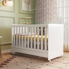 Berço Mini Cama Encanto Branco Peternella Móveis