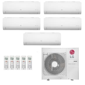 Ar-Condicionado Multi Split Inverter LG 48.000 (2x Evap HW 7.000 + 2x Evap HW 9.000 + 1x Evap HW 24.000) Quente/Frio 220V