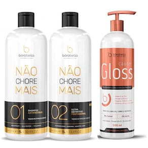 Kit Progressiva Not Cry More 2L e Cauter Gloss Borabella