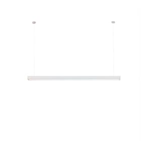 Luminária LED Linear Sobrepor 120cm 3600 Lúmen Branco Quente