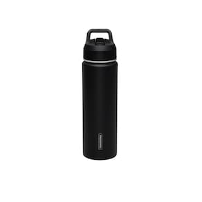 Garrafa Térmica Tramontina com Canudo 650 ml Preta
