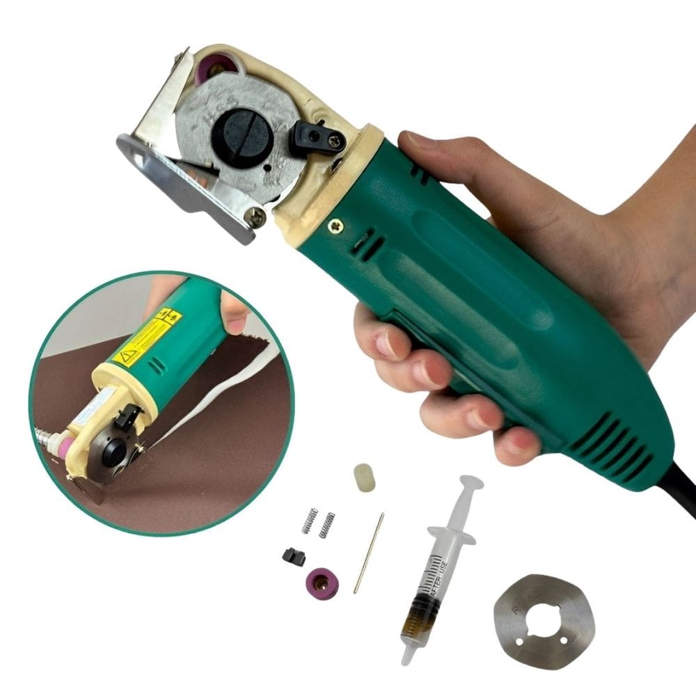 Máquina Cortar Tecido Elétrica Tipo Bananinha Lâmina 50 mm 2´´ Hexagonal Importway Iwmc513