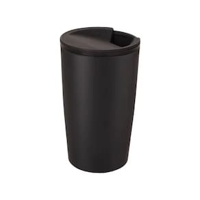 Copo de Fibra de Bambu com Tampa N2443577 Preto - Quanhe