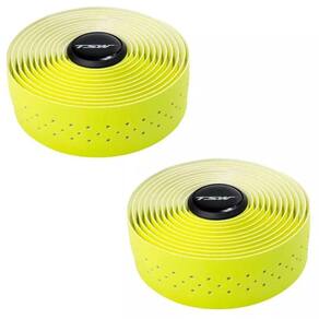 Fita De Guidão Speed Tsw Microfibra Furada Fita Microfibra Amarela