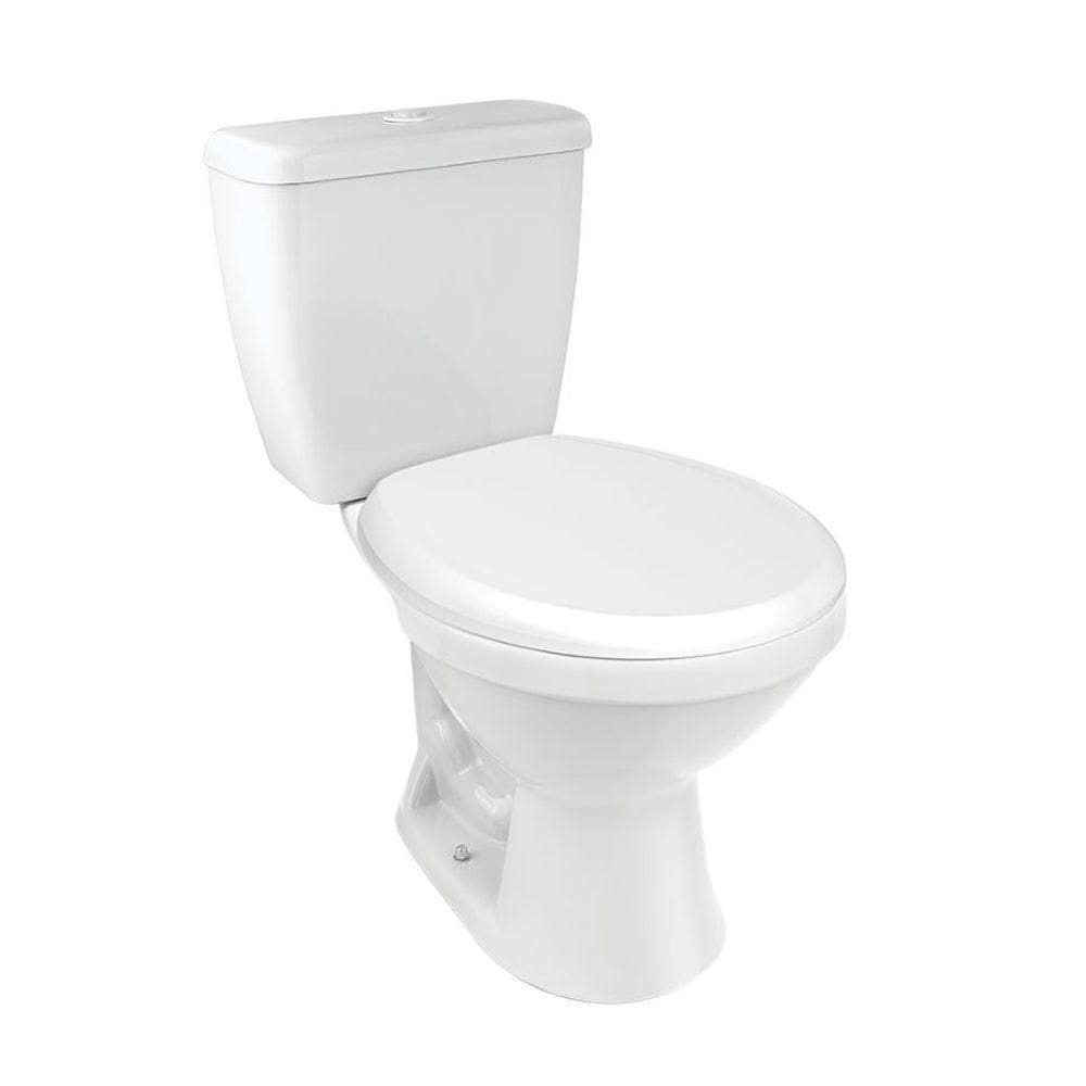 Combo Bacia Com Caixa Acoplada + Acessórios Lorenzetti Loren Way - Branco