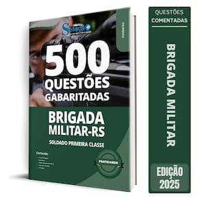 Caderno Questões Brigada Militar Rs 2025 Soldado Primeira
