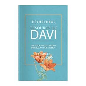 Livro Devocional Tesouros de Davi Tudo Posso 180 Devocionais Tamanho Pequeno Charles Spurgeon