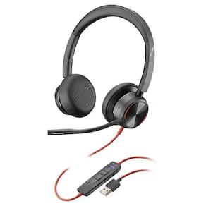 Headset Poly Blackwire 3325 Stereo USB-C/A Preto - 8X222AA