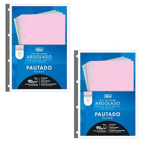Kit 02 Refil Caderno Argolado Fichário Tiliflex Universitário (Colorido) 80 Folhas 90g/m² Tilibra