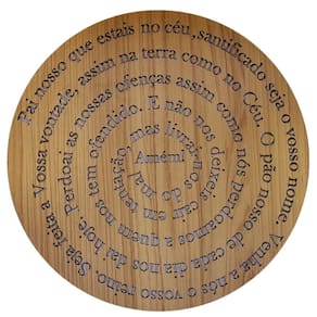 Quadro Oração, Decoração, Quadro Pai Nosso, MDF 30 cm