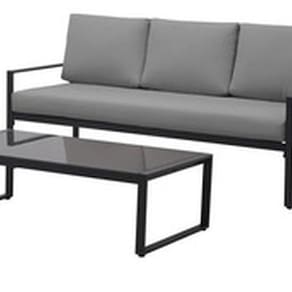 Conjunto Varanda E Jardim 4 Pecas Aco E Almofadas - Deluxe
