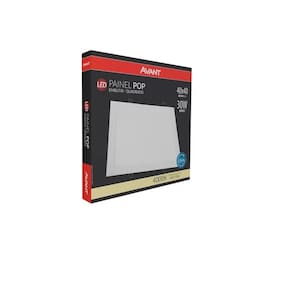 Avant Plafon Led Embutir Quadrado 4000k 40cm 30w Neutro