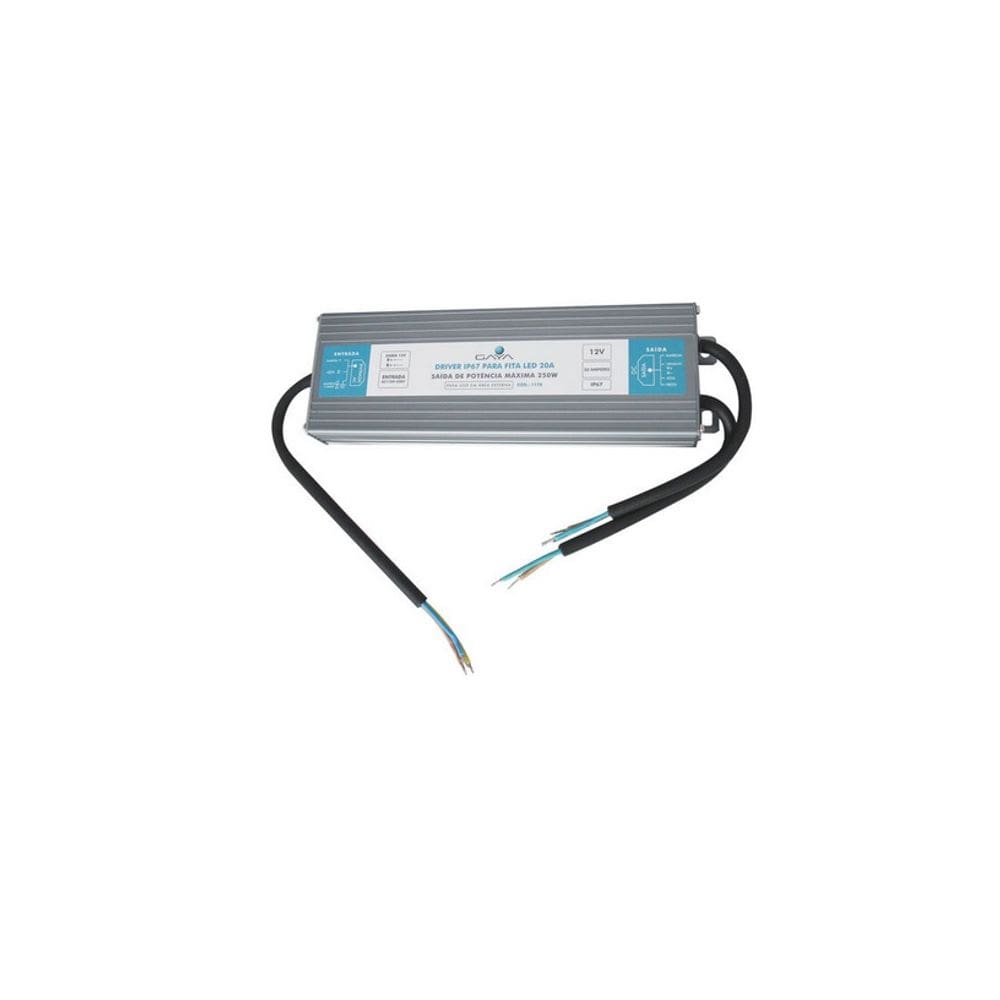 Gaya Fonte Para Fita Led Ip67 12v 20a 250w