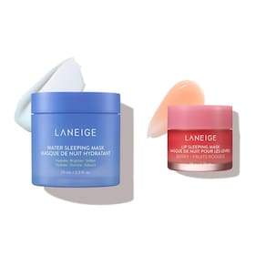 Pacote: máscara para dormir labial LANEIGE e máscara para dormir com água