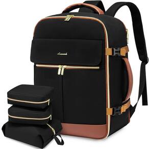 Mochila LOVEVOOK Carry On 40L com 3 cubos de embalagem para mulheres