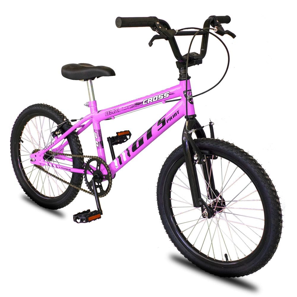 Bicicleta Gt Sprint Racing Vb Aro 20 Rígida 1 Marcha - Rosa/preto