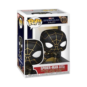 Brinquedo Funko POP Marvel Spider-Man No Way Home Preto Dourado 9,5 cm