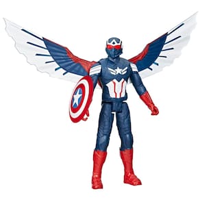 Boneco de ação Marvel Studios Capitão América 30 cm com escudo