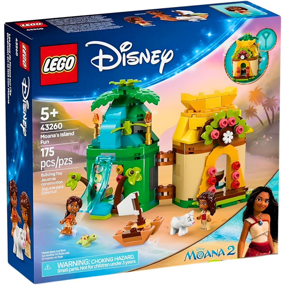 Blocos de Montar Lego Disney Diversão na Ilha de Moana 43260