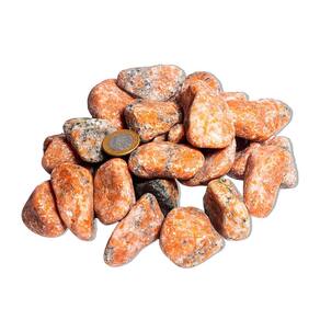 1Kg Calcita Laranja Cascalho Batido Pedra P 10 a 20mm Tipo A