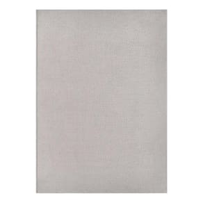 Tapete Sala 100X150Cm Buzios Paraty Cinza Sisal Sem Pelo