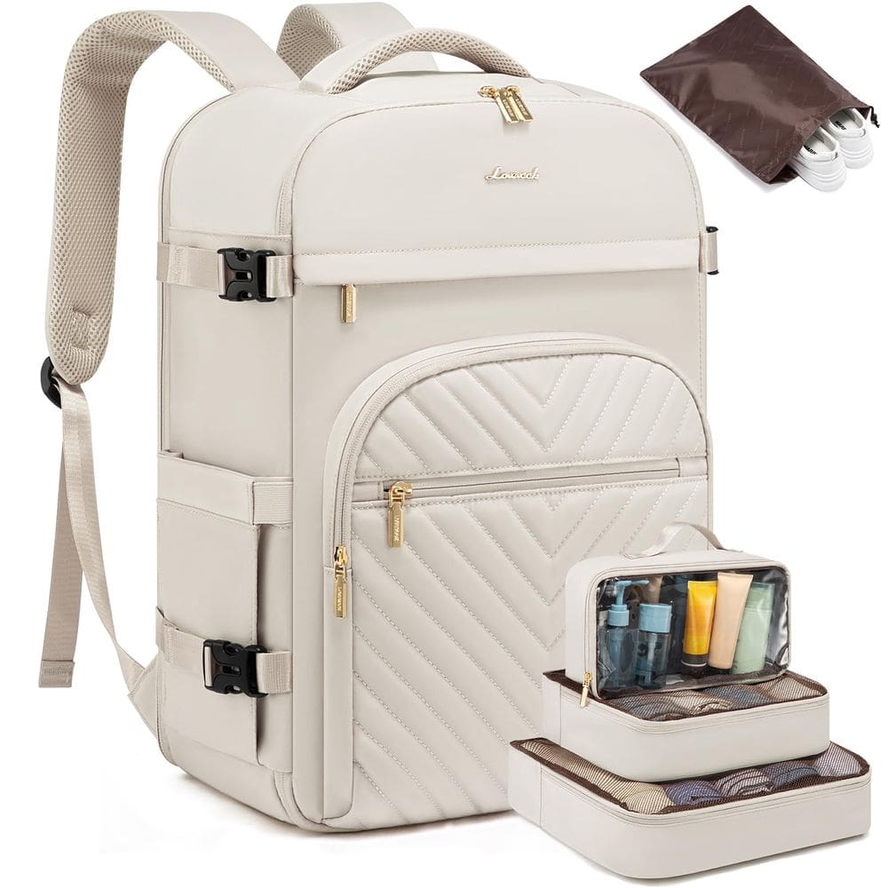 Mochila de viagem LOVEVOOK Large 40L para mulheres com 17 laptops