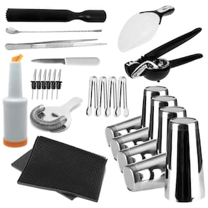 Kit Bar Profissional 4 Bartender 24 Peças Barman Pepper
