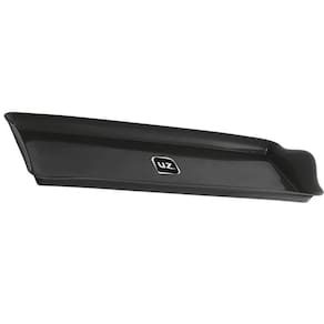 Kit 25 Bandejas 38,5x16,5cm Slim Preta Uz Restaurante Self Service Fast Food