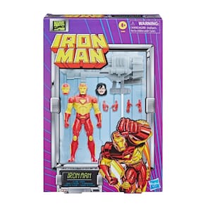 Boneco de ação Hasbro Marvel Legends Series Retro Iron Man