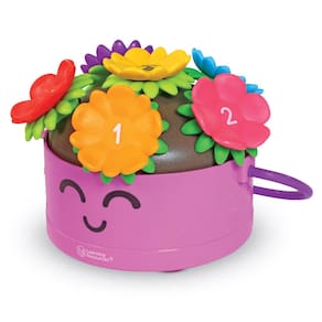 Recursos de aprendizagem de brinquedos Poppy the Count & Stack Flower Pot