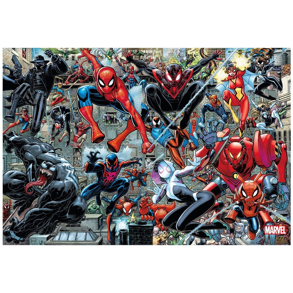 Quebra-cabeça Buffalo Games Marvel Spider-Verse 2000 peças
