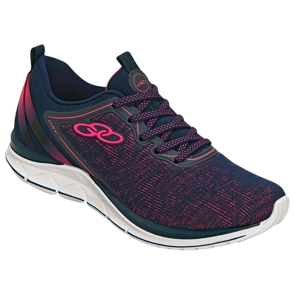 Tênis Olympikus Esportivo Day Feminino Azul Escuro Rosa