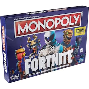 Jogo de tabuleiro Monopoly Fortnite Edition inspirado em Fortnite