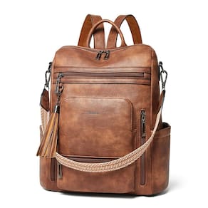 Mochila para laptop Shrie Vegan Leather 15,6" para mulheres