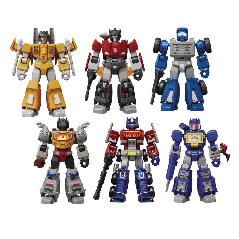 Boneco de ação Blokees Transformers Shiny, versão 6 peças