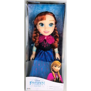 Boneca infantil Disney Frozen Anna de 14 polegadas com novos traços faciais