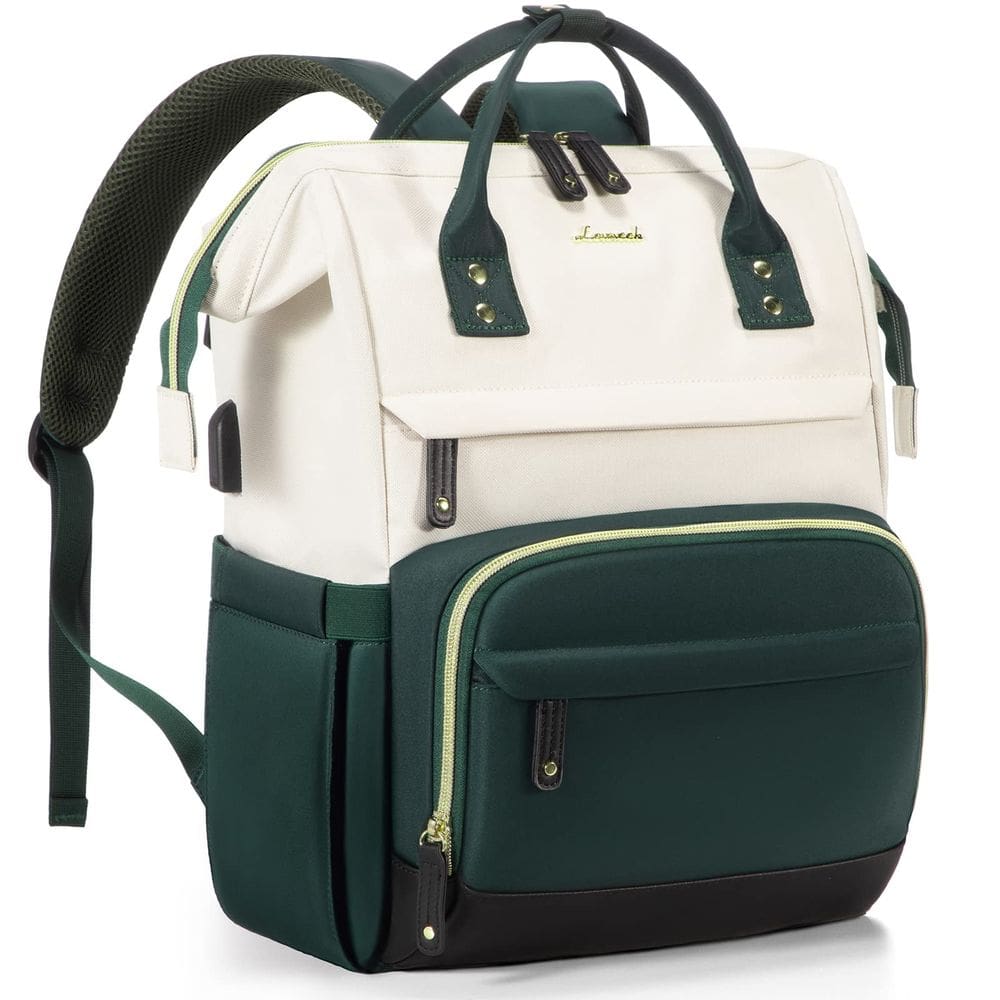 Mochila para laptop LOVEVOOK para mulheres de 17 polegadas à prova d`água