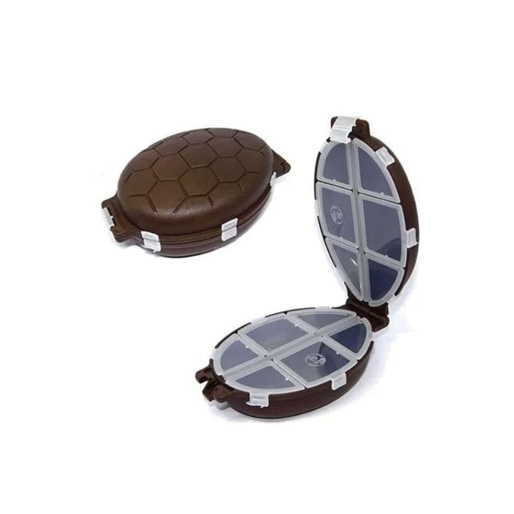 Estojo Pesca HI Tartaruga 12 Divisões Fixas 14,5x9,9x5cm Polipropileno 120g