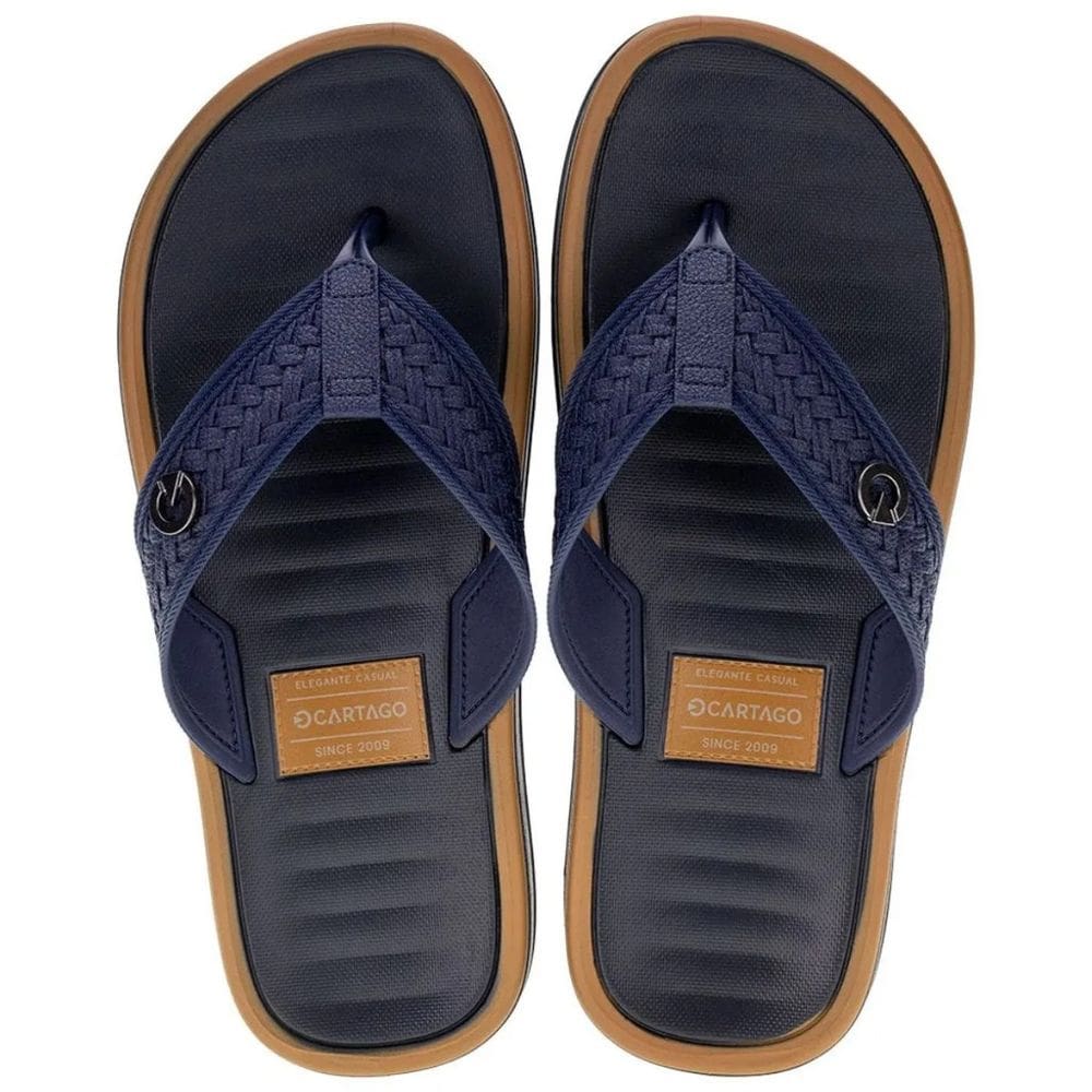 Chinelo Cartago Coimbra II De Dedo Masculino Azul
