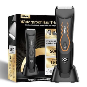 Aparador elétrico de cabelo na virilha ENSSU Manscape para homens à prova d`água